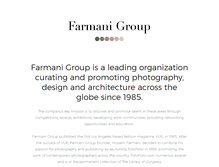 Tablet Screenshot of farmanigroup.com